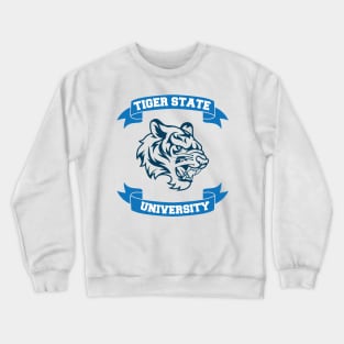 Tiger State University Campus and College Crewneck Sweatshirt